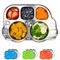 Din Din SMART Kinderbord RVS Innobaby
