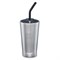 Tumbler 16 oz Brushed Stainless Klean Kanteen geïsoleerde rietjesbeker