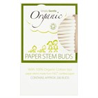 Wattenstaafjes bio katoen zonder plastic 200 stuks Simply Gentle
