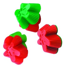 Siliconen cakevormpjes koekmannetje Siliconezone