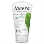 Pure Beauty 3 in 1 gezichtsreiniger, scrub en masker 125 ml Lavera