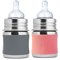 Babyfles RVS zonder Plastic Meegroeiend 150 ml Pura
