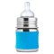 RVS babyfles met siliconen hoes aqua 150 ml Pura