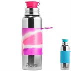 Sportfles RVS aqua zonder plastic 850 ml Pura