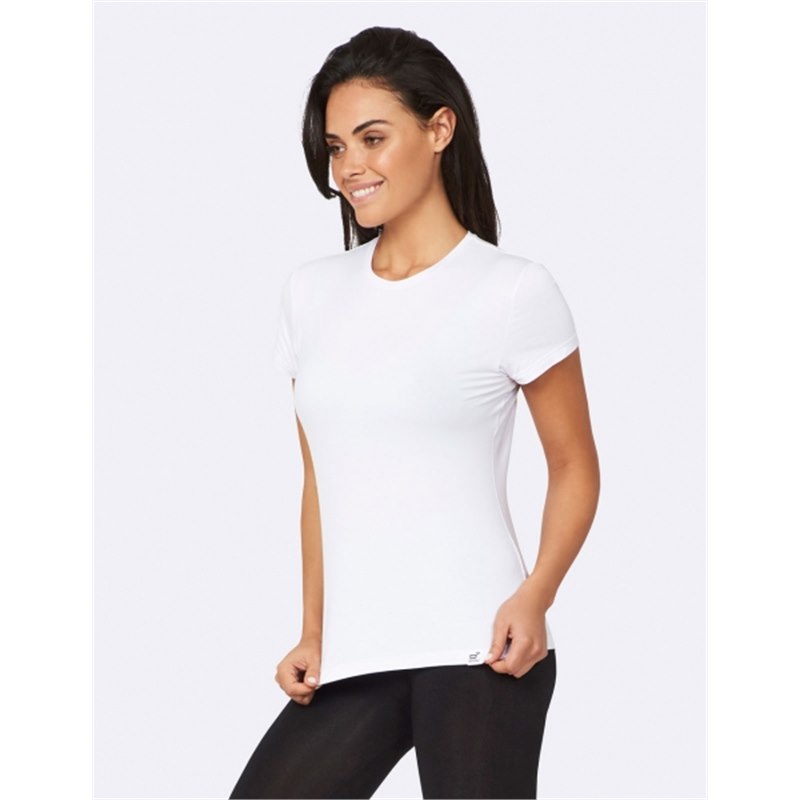 Dames T shirt Ronde Hals Bamboe Boody duurzaam geproduceerd