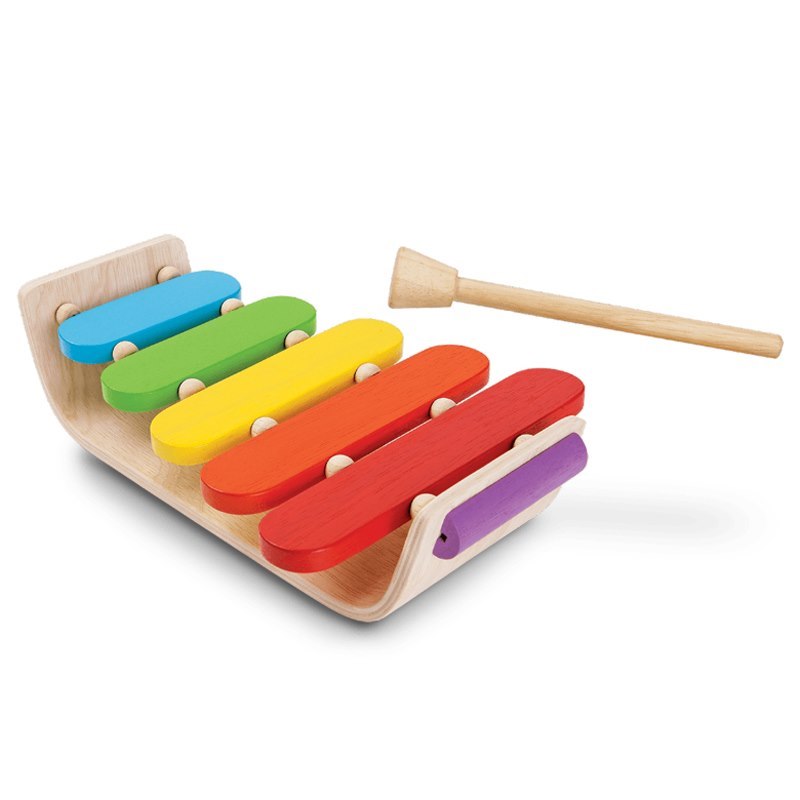 Houten Baby Gekleurd Plantoys muziekinstrument van duurzaam