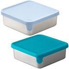 RVS Lekdicht Bakje Big Square Dipper voor Rover Planetbox 10x10x3,3 PlanetBox