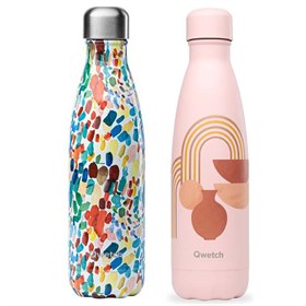 Geïsoleerde RVS Drinkfles met RVS Dop Lekdicht 500 ml