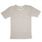 T-shirt korte mouw biologische wol, biokatoen en zijde Grijs Cosilana