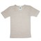 T-shirt korte mouw biologische wol, biokatoen en zijde Grijs Cosilana