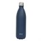Thermosfles Lekdicht met RVS Dop 1000 ml Granite Blue Qwetch