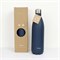 Thermosfles Lekdicht met RVS Dop 1000 ml Granite Blue Qwetch