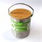 RVS Insulated Food Container Lekdicht met Bamboe Dop 355 ml EcoLunchbox