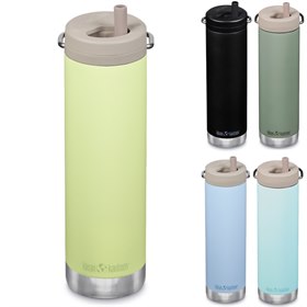Drinkbeker met Rietje RVS TKWide Insulated Twist Cap 590 ml Klean Kanteen