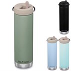 Drinkbeker met Rietje RVS TKWide Insulated Twist Cap 590 ml Klean Kanteen