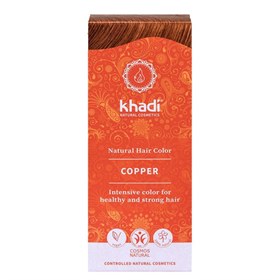 Waakzaam levering aan huis Brawl Natuurlijke Haarverf met Henna Copper Khadi plantaardig