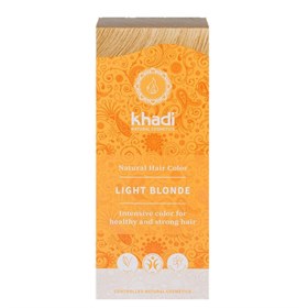 Natuurlijke Haarverf met Henna Light Blonde Khadi