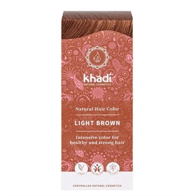 Natuurlijke Haarverf met Henna Light Brown Khadi