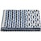 Deken flanel Ikat biologisch katoen 150 x 200 Blauw David Fussenegger