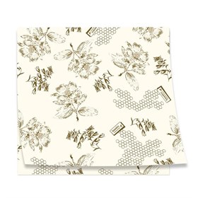 Herbruikbare Bijenwasdoek Beeskin Flower Beeskin