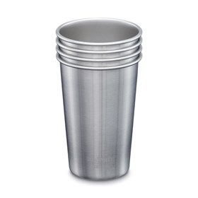 Image of 4 x RVS Pint Cup Beker 296 of 473 ml - 473 ml