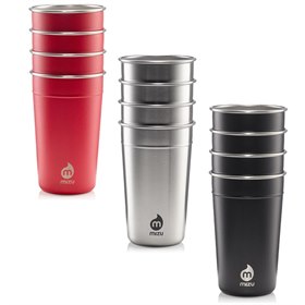 RVS Beker Party Cups Set van Vier 473 ml Mizu