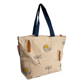 Sterke Shopper Gerecycled Materiaal Surf No More Plastic