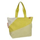 Sterke Shopper Gerecycled Materiaal 54x40x18 Sunny Yellow NoMorePlastic