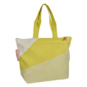 Image of Sterke Shopper Gerecycled Materiaal 54x40x18 - Sunny Yellow