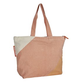 Image of Sterke Shopper Gerecycled Materiaal 54x40x18 - Salmon Pink