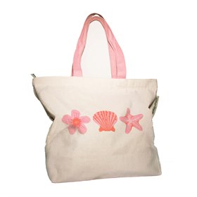 Sterke Shopper Gerecycled Materiaal met Rits 54x40x18 NoMorePlastic
