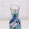 Lekdichte Thermosfles van Gerecycled RVS 600 ml Bahia Blue Qwetch