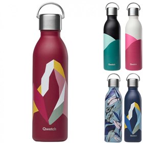 Lekdichte Thermosfles van Gerecycled RVS 600 ml Qwetch