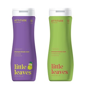 Image of Shampoo en Bodywash Little leaves 473 ml