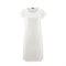 Lang Nachthemd Dames Pyjama Korte Mouw Biologisch Katoen Wit Living Crafts