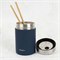 Food Jar Thermos Lekdicht 600 ml Granite Blue Qwetch