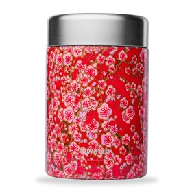Food Jar Thermos Lekdicht 600 ml Flowers Red Qwetch