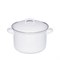 Hoge Emaillen Pan Wit 2500 ml Riess