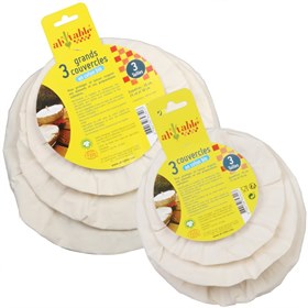 Herbruikbare Afdekdoek voor Voedsel Set van 3