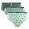 Damesslip Bio Katoen en Elastan Set van 3 Silver pine - Misty Green Living Crafts