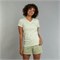 Zomer Dames Pyjama Korte Mouw en Short Biologisch Katoen Pistachio Living Crafts