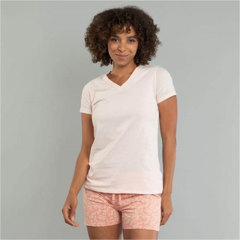 Vlazom Damespyjama Korte Mouwen - Button-Down Shorts Set Met Zakken - Comfortabel S-XXL