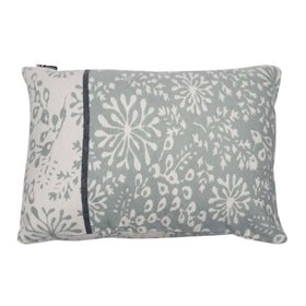 Milieuvriendelijke Kussenhoes van Flanel Bio Katoen Jade Floral 40 x 60 cm