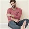 Herenpyjama Lange Mouw en Broek Biologisch Katoen Rood Living Crafts