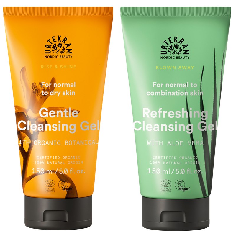 blok Pef Bezwaar Natuurlijke Cleansing Gel voor Gezicht 150 ml Urtekram Crystal no perfume