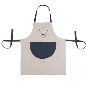 Biologisch Katoenen Kids Schort  50 x 60 cm Bear Tranquillo