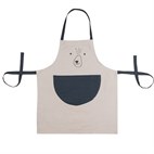 Biologisch Katoenen Kids Schort  50 x 60 cm Bear Tranquillo