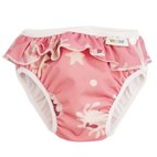 Imse Vimse Swimdiaper Pink Whale Frill
