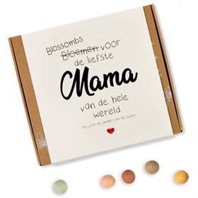 Image of Bio Bloembommetjes Voor Moeders Gift Box 9 Zaadbommetjes