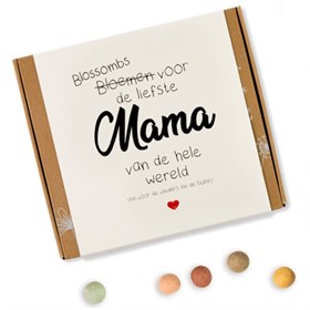 Bio Bloembommetjes Voor Moeders Gift Box 9 Zaadbommetjes